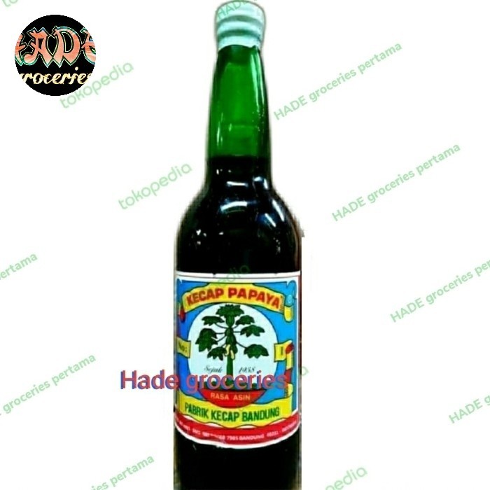 

Bya - Kecap Asin Papaya 600Ml Cap Pepaya Liebe Sejak 1938 Khas Bandung Gosen