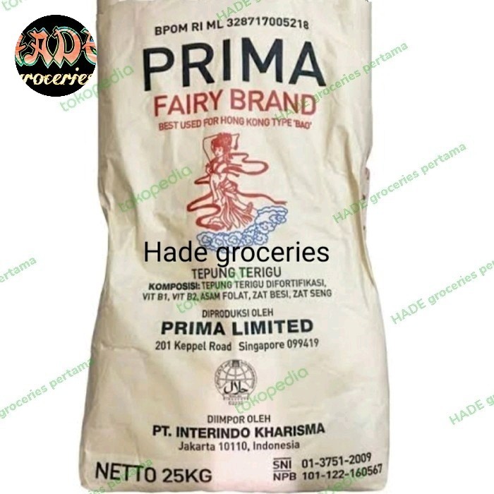 

Bya - Fairy Prima Brand 25Kg Best Used For Hongkong Type Pao Tepung Fairy Ok