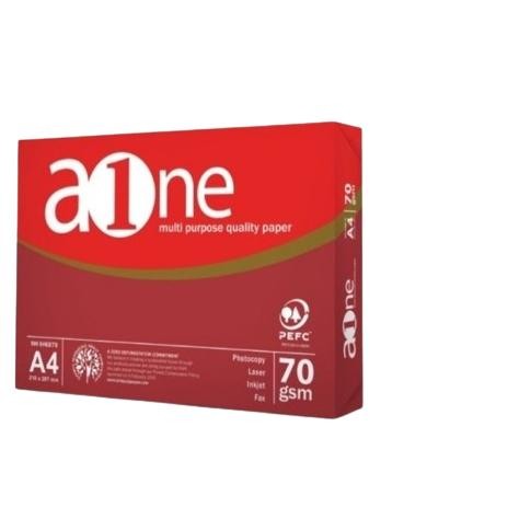 

2er-54 KERTAS HVS / PRINT / FOTOCOPY A-ONE A4 70 GRAM (1 RIM) MURAH Hemat