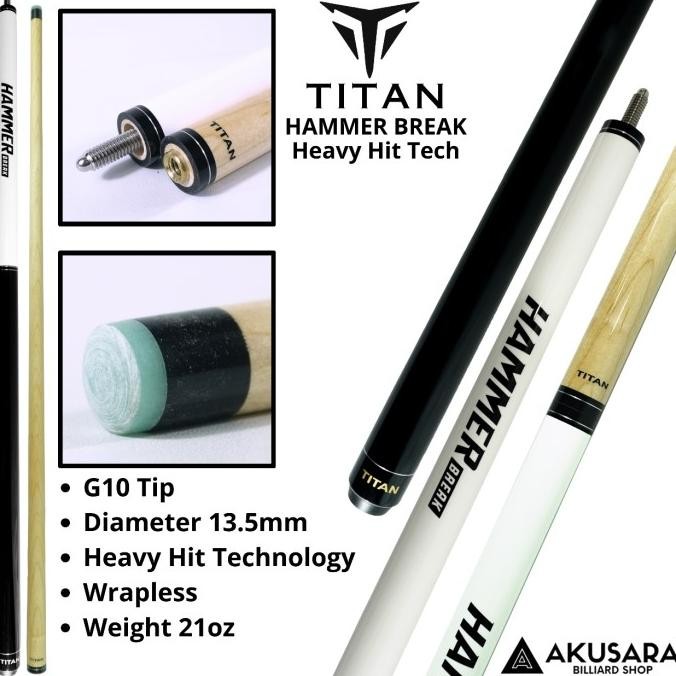Titan Hammer Break Cue Stick Billiard