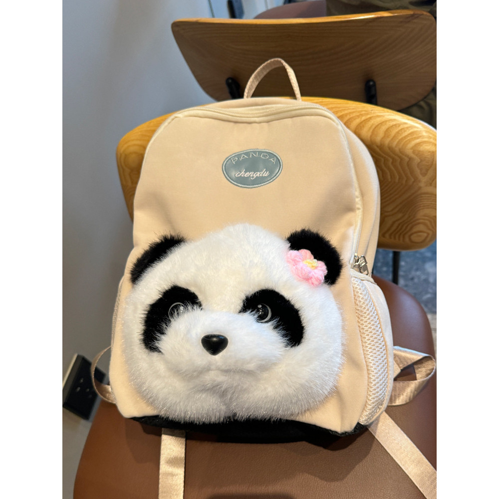 Y2.Morgan-Tas Sekolah Mewah Tas Wanita Ransel Panda Lucu Handbag Outdoor Import China