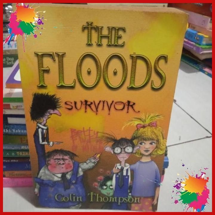 (AQH) NOVEL THE FLOODS SURVIVOR.. COLIN THOMPSON