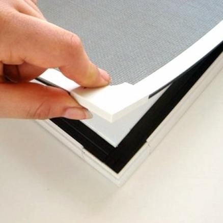 Kasa nyamuk magnet bahan fiber , untuk jendela dan pintu