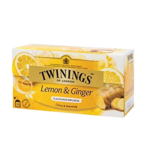 

TWININGS LEMON & GINGER 25PCS X1.5 GR