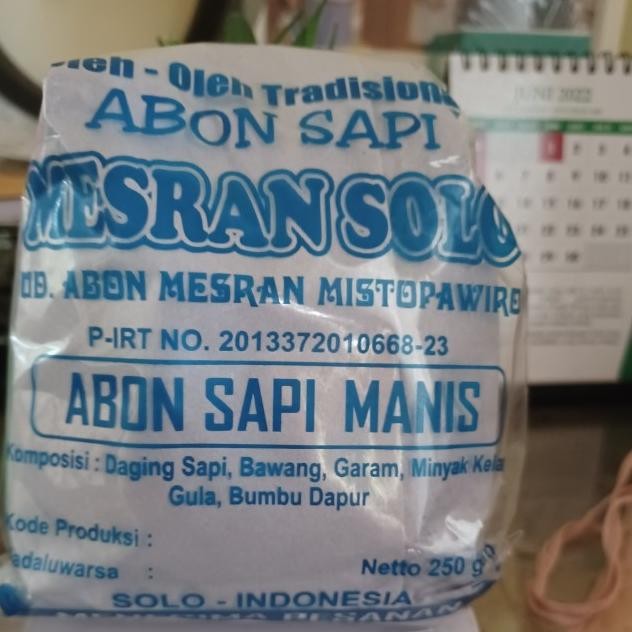 

Abon Sapi Manis Mesran