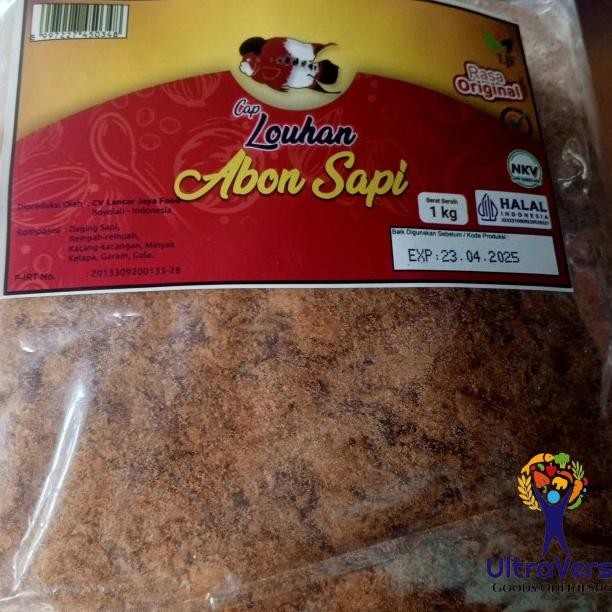 

Abon Sapi Cap Louhan 1 Kg Halal Enak