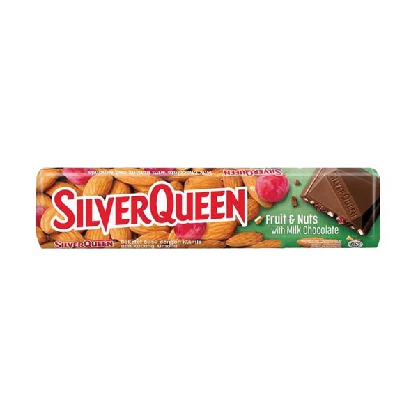 

SILVER QUEEN COKLAT FRUIT & NUT 55 GR