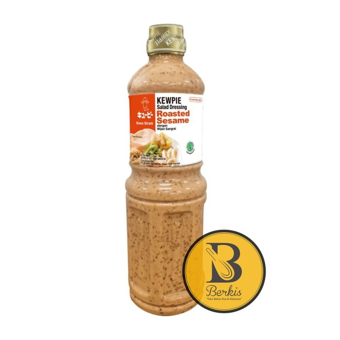 

Ready Kewpie Salad Dressing Roasted Sesame 1 Liter / Saus Wijen Sangrai 1 Kg