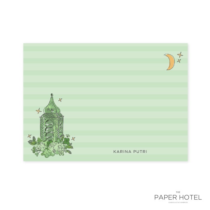 

Notecard - The Green Lantern (Personalized Initials/ Name, 16pcs)