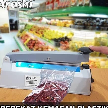 Arashi Impulse Sealer Ais 300 30Cm Alat Perekat Press Plastik Ais300