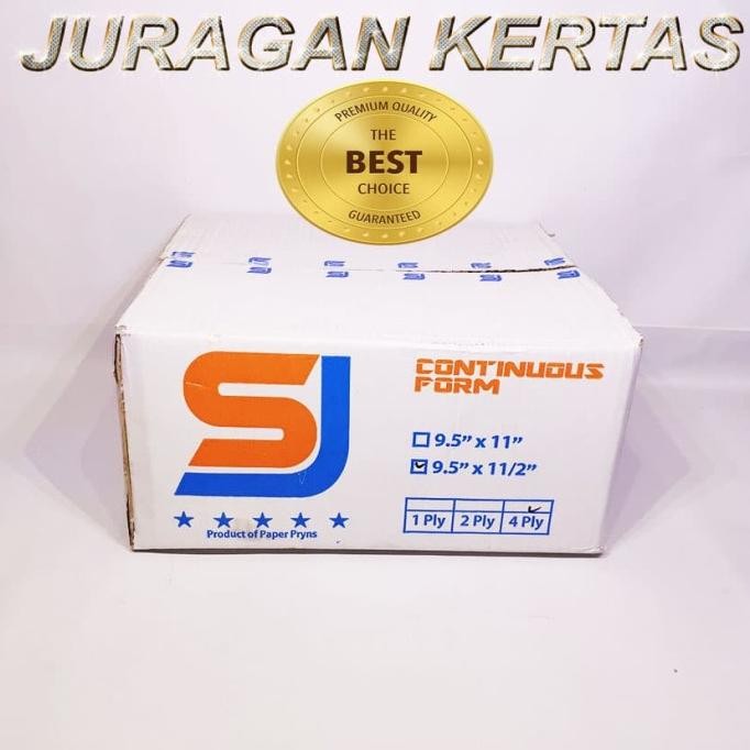 

CONTINUOUS FORM 9,5 X 11/2 4PLY SJ STANDAR (PRS - BAGI 2)