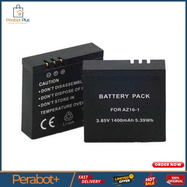 Baterai Xiaomi Yi 2 4K 1400mAh - AZ16-1