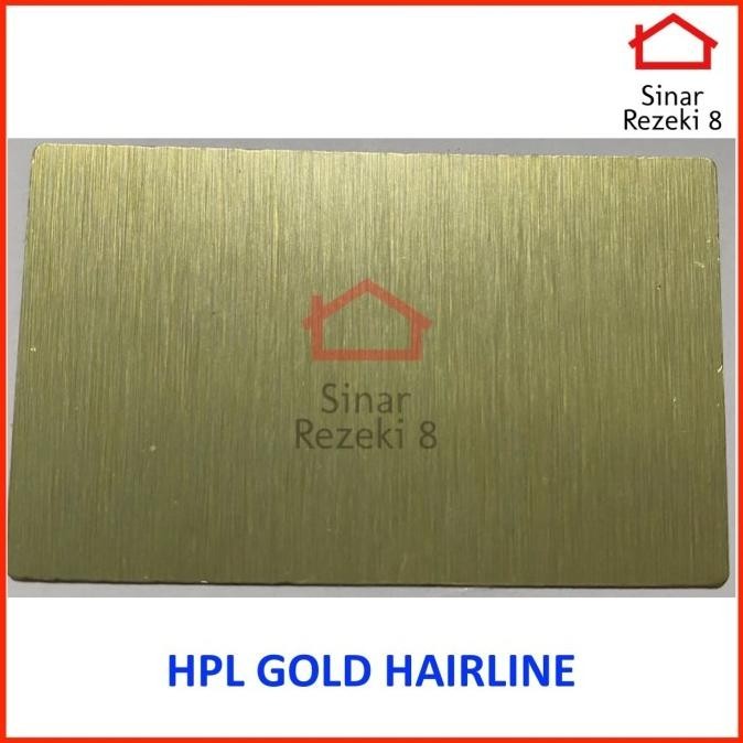 

T E R B A R U HPL GOLD Hairline / Brush High Pressure Laminate