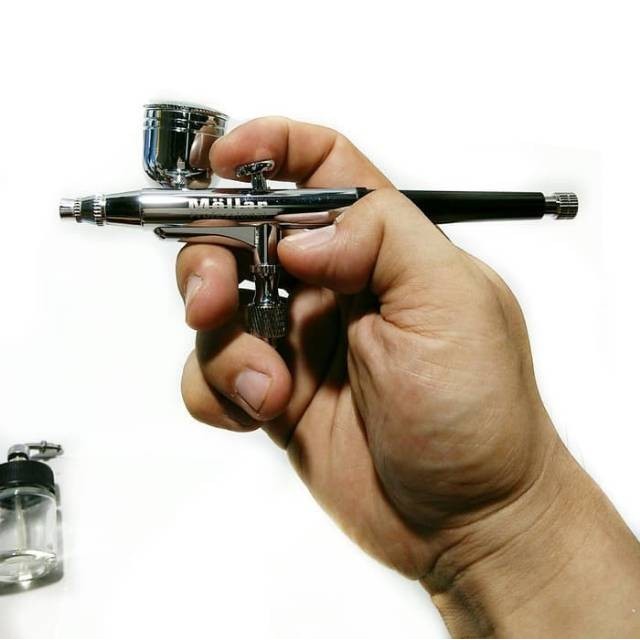 

T E R B A R U CRT_07 Air Brush Kit Pen Mollar Airbrush Dual Action Nozzle 0.3mm -