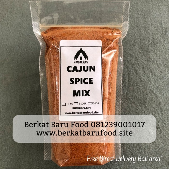 

Lhiu - Cajun Spice Mix / Cajun Powder / Bumbu Cajun Bubuk 500 Gram