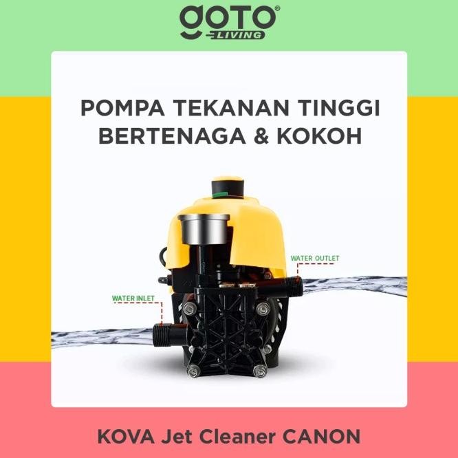 Kova Canon Jet Cleaner High Pressure Alat Steam Mesin Cuci Mobil Motor