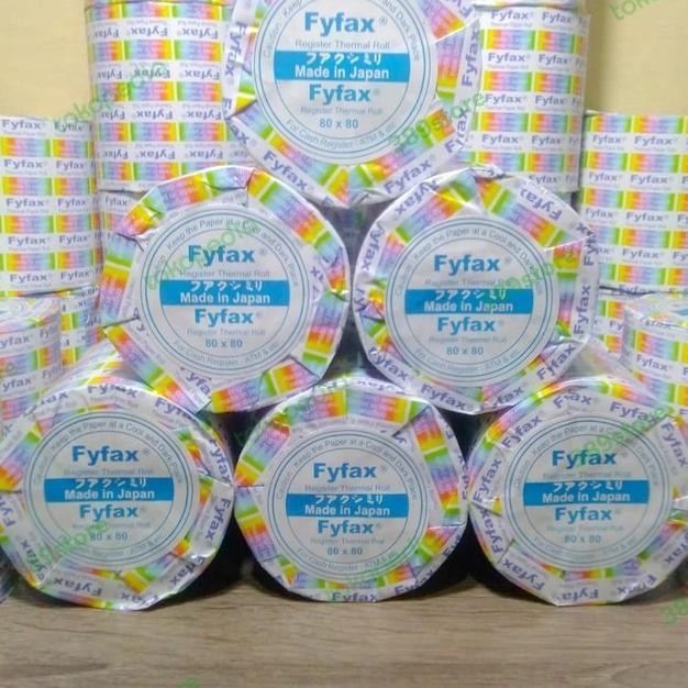 

Kertas Kasir Thermal Fyfax 80X80 / Thermal R Roll Fyfax 80X80