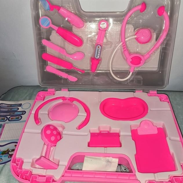 Mainan Dokter Box Kotak Alat Dokter Dokteran Hello Kitty