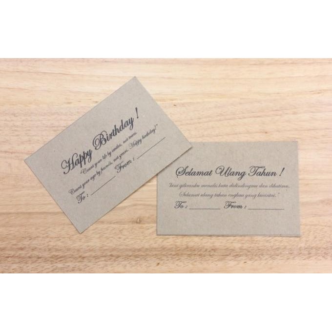 ------] Kartu Ucapan Ulang Tahun, Happy Wedding, Graduation Bisa Custom