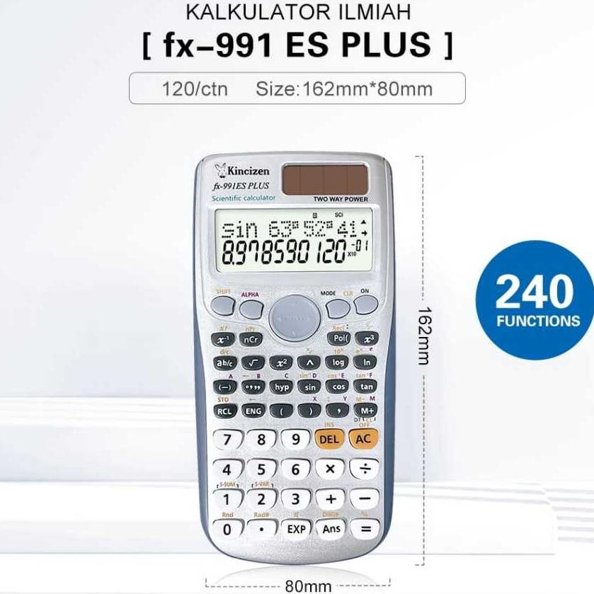 

KT78 Kalkulator Scientific GTTTZEN FX-991ES PLUS Calculator FX 991 ES PLUS Scientific Kalkulator FX-991ES PLUS Calculator Kuliah Sekolah Sale