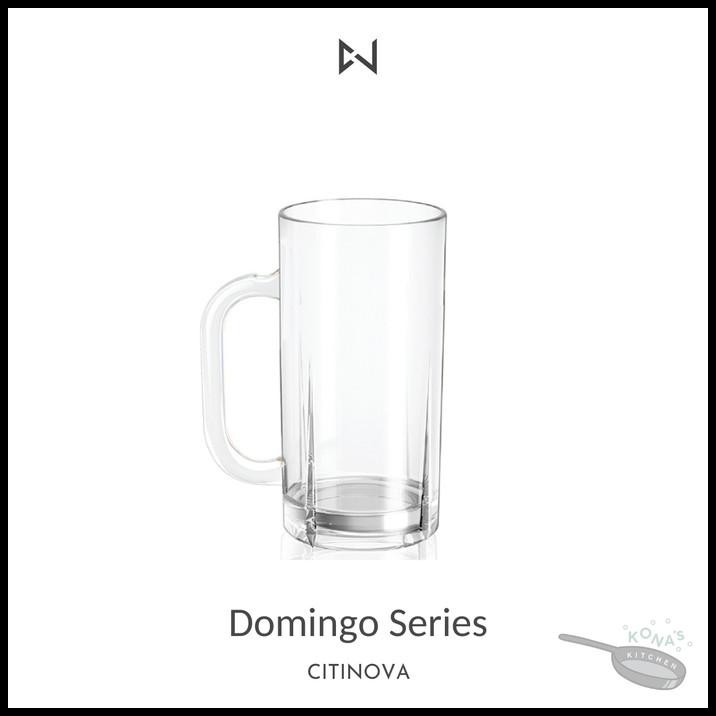 Citinova Domingo 550 Ml Set - 6 Pcs (Domingo) / Gelas Kaca Citinova Seri Domingo (6 Pcs)