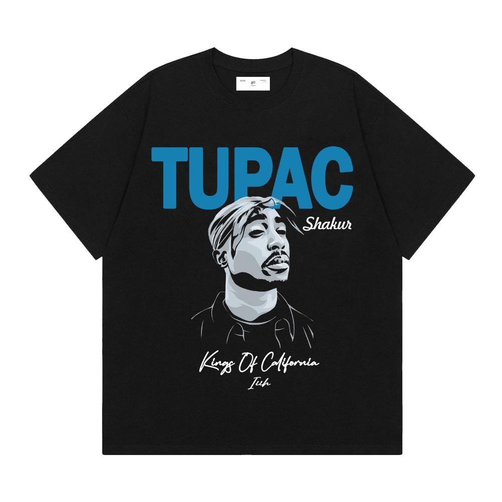 Promo T-Shirt Tupac Shakur Black Tees