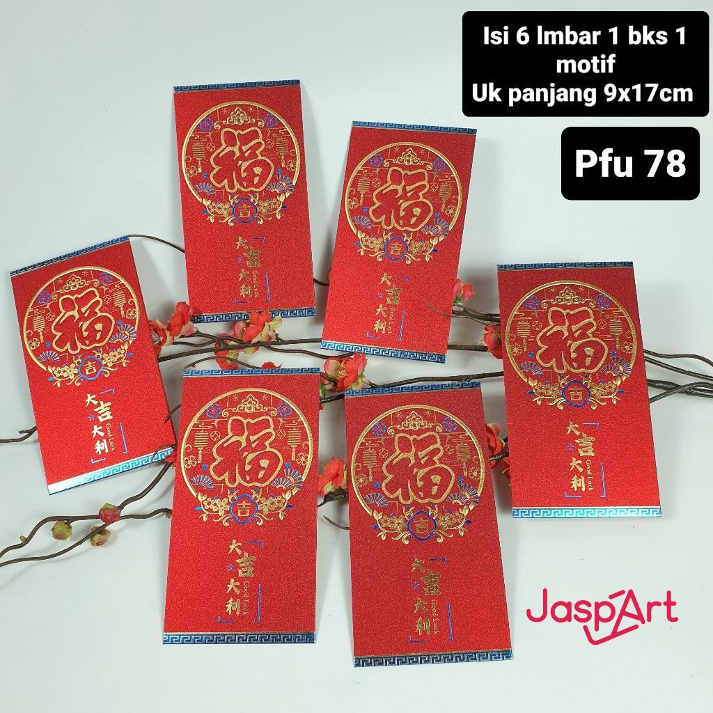 

Angpao Panjang Imlek Fu Fuk Bentuk Dompet Hongbao Fu Angpao Merah Fpd Berkualitas