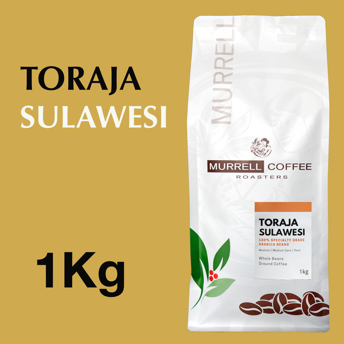 

1 Kg Toraja Sulawesi Kopi Arabica Specialty Premium Murrell Coffee