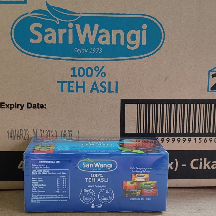 

Teh Sariwangi Kotak 1 Dus Isi 48 Box