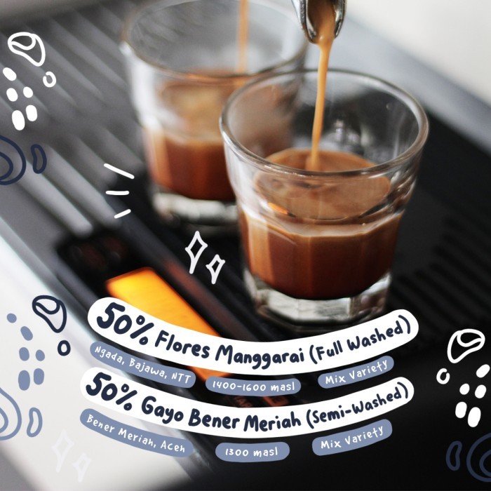 

Kopi Arabika Espresso Duotone Blend Three Folks 1 Kg