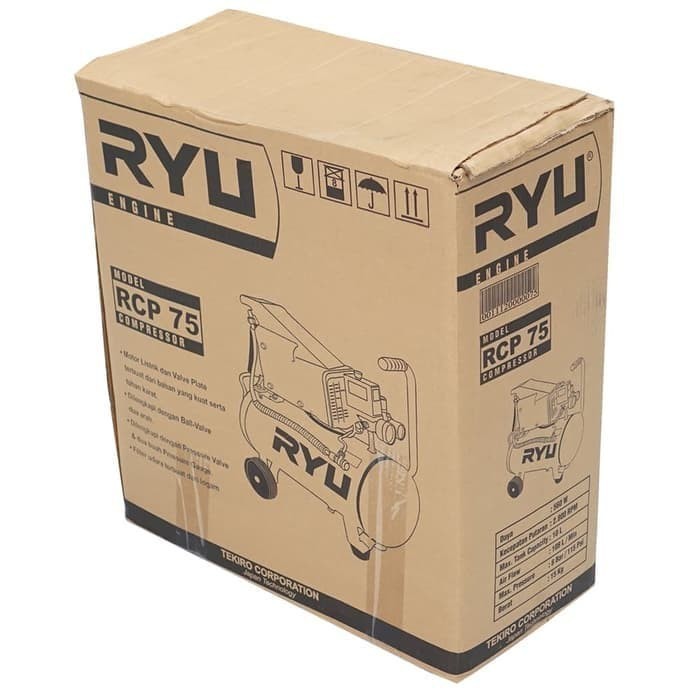 RYU COMPRESSOR 30 LITER 1.5 HP - MOTOR PENGGERAK - KOMPRESOR LISTRIK