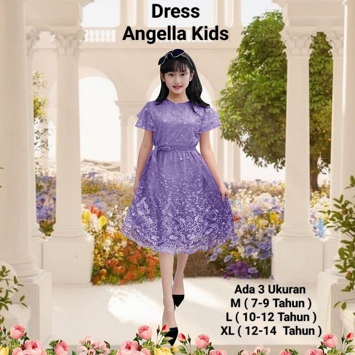 Dre Pita 6 7 8 Thn Dress Anak Kekinian Dres Baju 1-5 Tahun Dress Anak Natal Mididres Cewek Pesta Fas