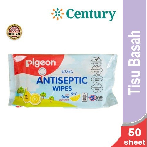Pigeon Antiseptic Wipes Yuzu 50`S