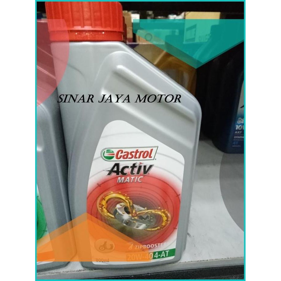 Oli Castrol Activ Matic 20w40 800ml Motor Matic Honda Yahama Suzuki 1