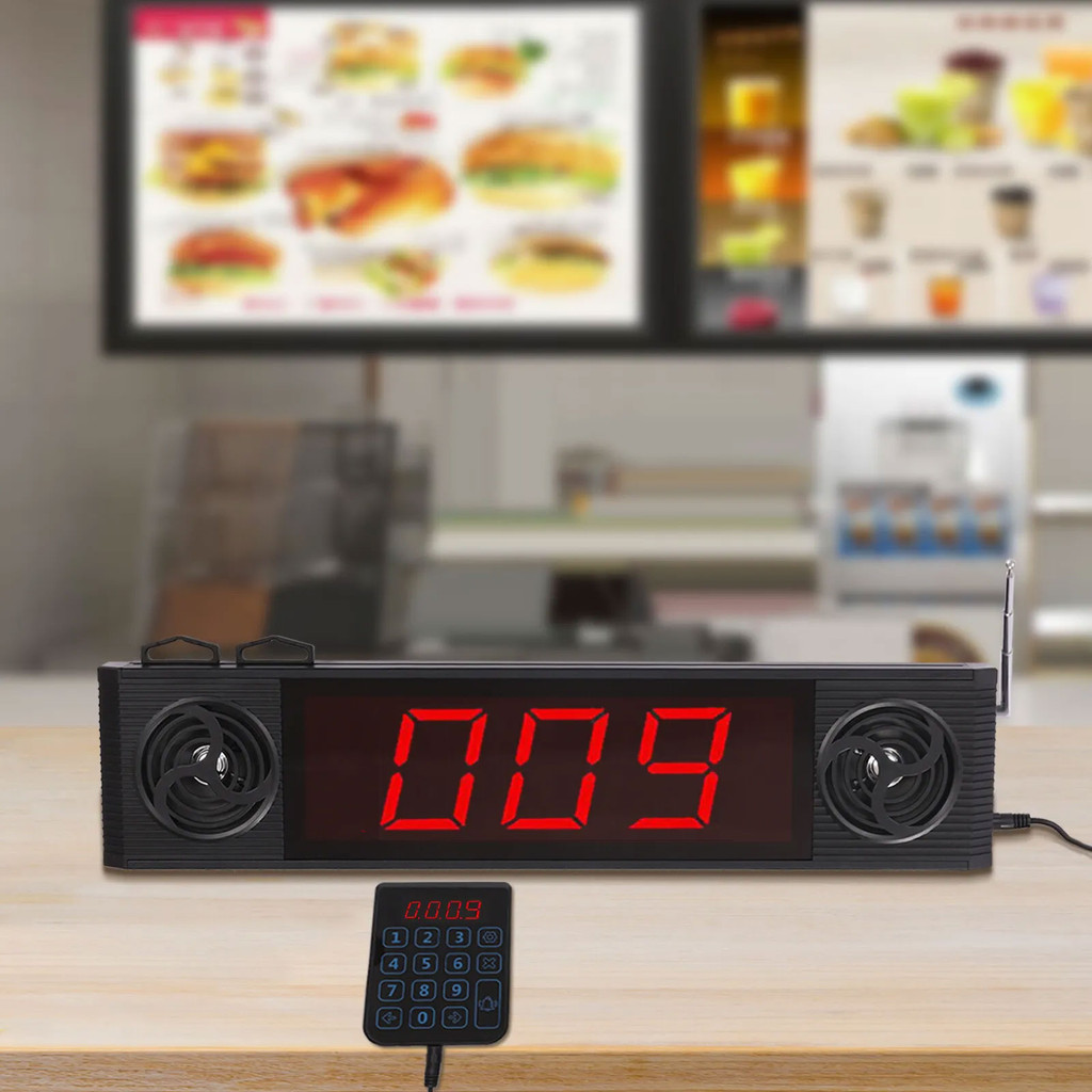 JIANTAOKJ Wireless Calling System LED Display Mesin Antrean Speaker - C34 Pro  7RHKKOBK