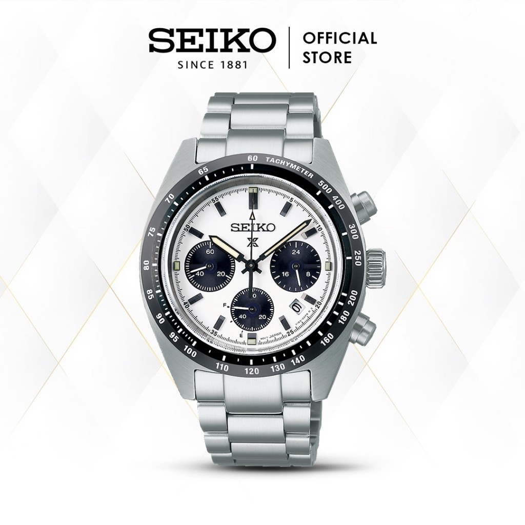 Seiko Prospex Speedtimer SSC813 SSC813P1 Panda Solar Chronograph
