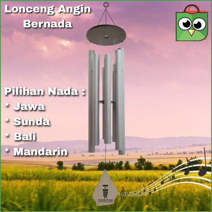 Lonceng Angin Bernada Windchime Nada Genta Angin Musik Jawa Sunda Bali