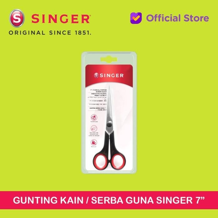 

Gunting Kain (Serba Guna) SINGER 7" (17,8 cm)