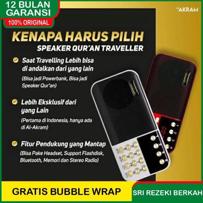 Speaker Murottal Murotal AlQuran Quran 30 Juz Traveller Al-Akram