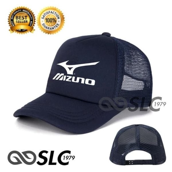Topi Trucker Jaring polos custom MiZUNO Obral Murah Distro Olahraga *