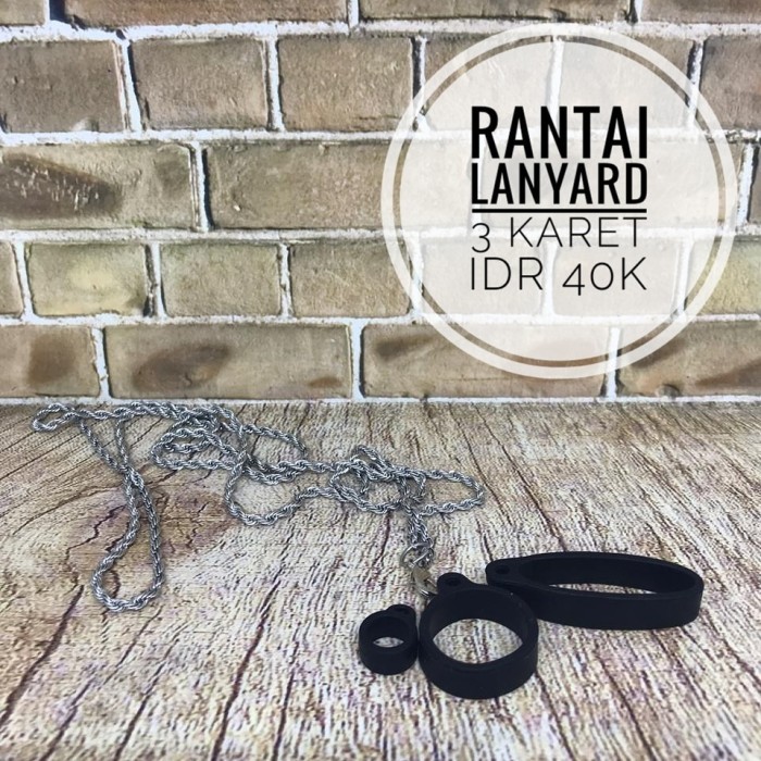 

BISA GRAB! Rantai Lanyard 3 Karet kecil sedang besar