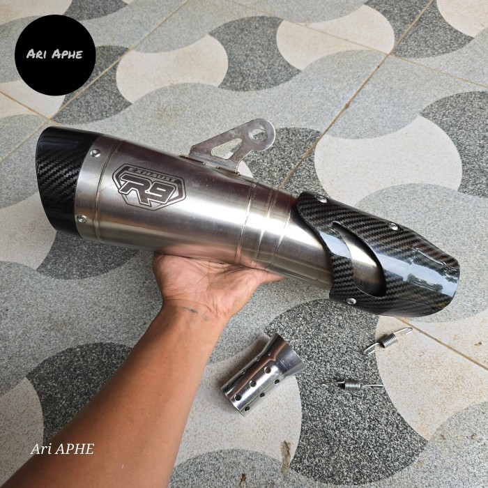 {Bekas} slincer silincer knalpot r9 h2 ss original Diskon