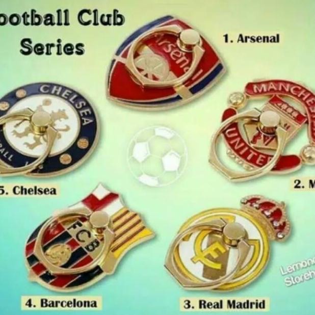 Pj24 Iring / Ring Holder Handphone / Cincin Hp / Club Sepak Bola