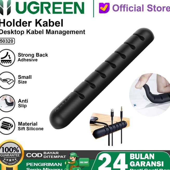 

Ugreen Jepit Klip Kabel Data Cable Holder Organizer 50320