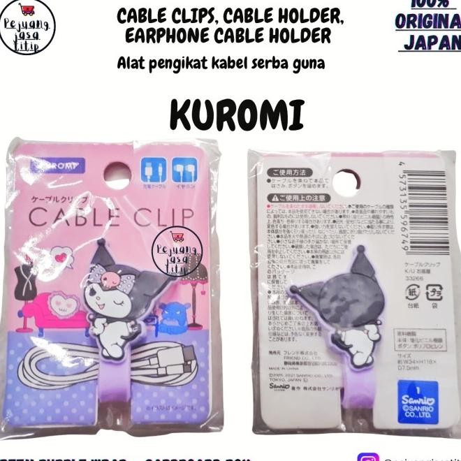 

Cable Organizer & Holder, Jepit & Clip Kabel Sanrio Doraemon Japan