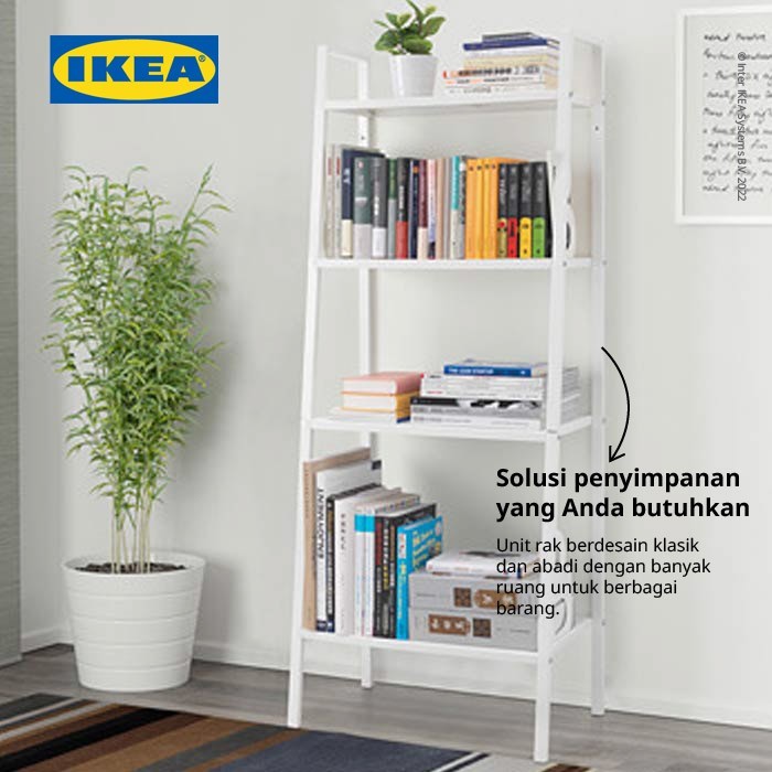 IKEA LERBERG Rak Serbaguna Minimalis Bahan Baja 60x148 cm