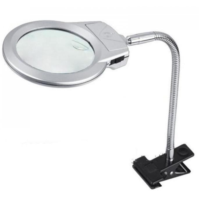 Lampu Meja + Kaca Pembesar untuk baca / service elektronik [terbaik]