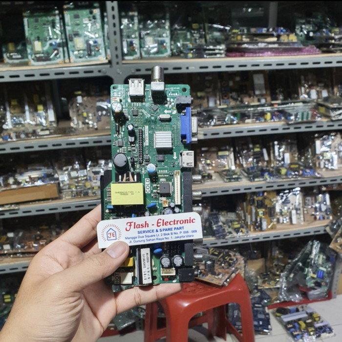 MB - MAINBOARD - MOBO - MOTHERBOARD - MESIN TV LED TOSHIBA 24L2800VJ