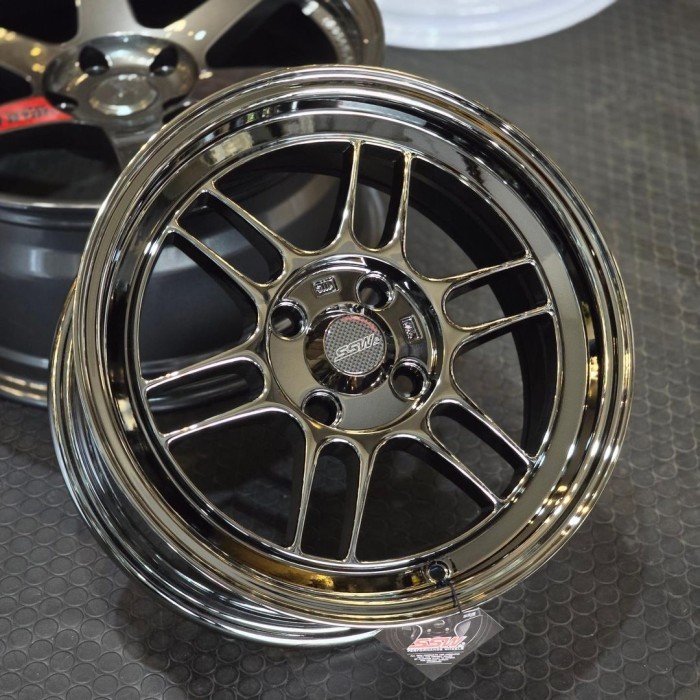 VELG RACING MOBIL R15 RPF1 ORIGINAL SSW RING 15 BRIO CITY JAZZ YARIS B