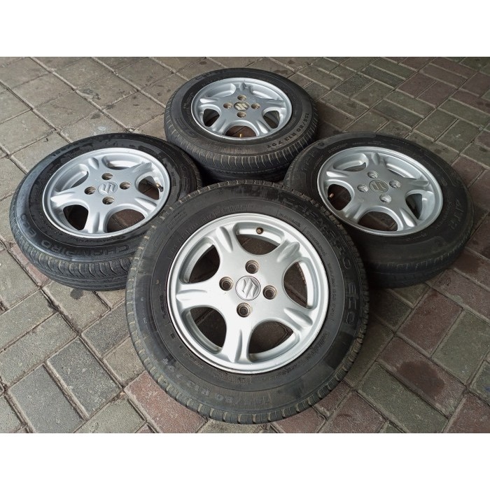 VELG MOBIL SEKEN COPOTAN STANDAR KARIMUN RING 13 LEBAR 4.5 PCD 4X100 +